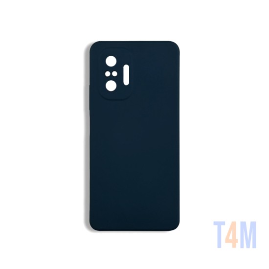 Capa de Silicone com Moldura de Câmera para Xiaomi Redmi 10 Pro Preto